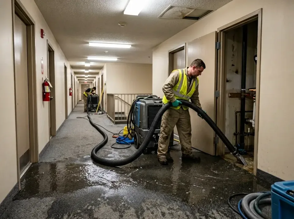 multi-unit-apartment-hallway-f-005 — frequently asked questions, Emergency Burst Pipe Water Extraction & Removal in Hephziba…